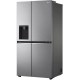 LG GSLV70PZTE Ψυγείο Ντουλάπα 635lt NoFrost Υ179xΠ91.3xΒ73.5εκ. Inox